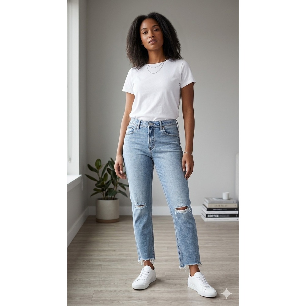 Silver Most‎ Wanted Ankle Straight Indigo Size 31